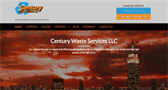 Desktop Screenshot of centurywaste.com